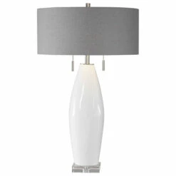 Best deal ๐ Uttermost Laurie White Ceramic Table Lamp ๐ฏ