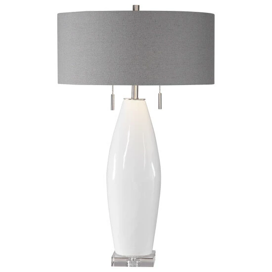 Best deal ๐ Uttermost Laurie White Ceramic Table Lamp ๐ฏ