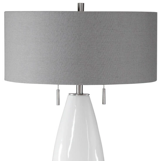 Best deal ๐ Uttermost Laurie White Ceramic Table Lamp ๐ฏ - Image 3