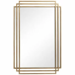 Best Pirce 🎉 Uttermost Amherst Brushed Gold Mirror 😀