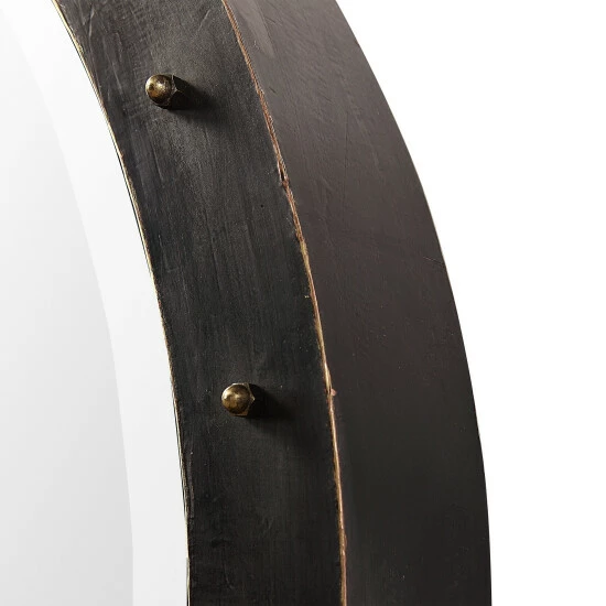 Best reviews of ๐ Uttermost Beldon Dark Bronze Round Industrial Mirror โจ - Image 3