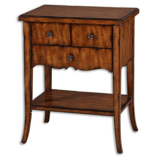 Coupon ๐ Uttermost Carmel Wood End Table โญ