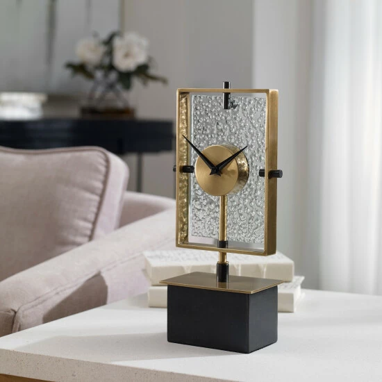 Budget βοΈ Uttermost Arta Modern Table Clock - 13 X 6 X 3.75 π - Image 6