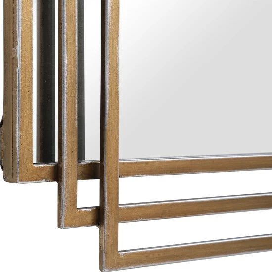 Best Pirce ๐ Uttermost Amherst Brushed Gold Mirror ๐ - Image 3