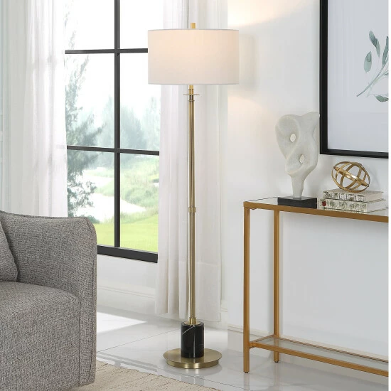 Best reviews of π Uttermost Guard Brass Floor Lamp - 17"W X 65"H X 17"D π - Image 2