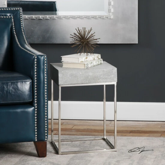 Wholesale ๐ Uttermost Jude Concrete Accent Table โ๏ธ