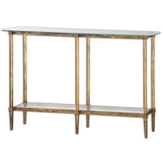 Brand new 😉 Uttermost Elenio Glass Console Table 👏