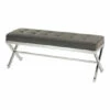 Best reviews of 🌟 Uttermost Bijou Slate Grey Fabric Bench 👍