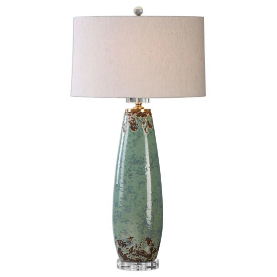 Buy 🔔 Uttermost Rovasenda Mint Green Table Lamp 🔔