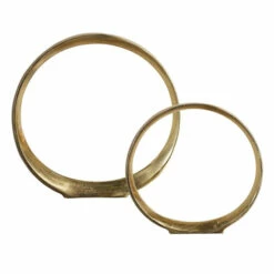 Coupon โ Uttermost Jimena Gold Ring Sculptures (Set Of 2) ๐ฅฐ