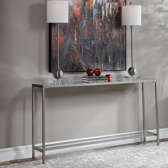 Flash Sale ๐ Uttermost Hayley Silver Console Table ๐ - Image 5