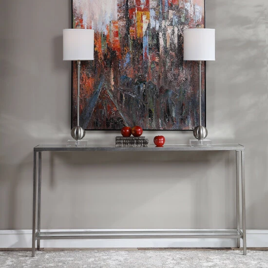 Flash Sale ๐ Uttermost Hayley Silver Console Table ๐ - Image 6