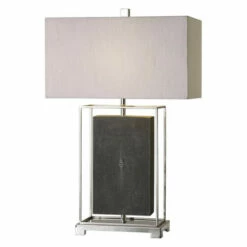 Discount 😉 Uttermost Sakana Gray Textured Table Lamp 🔥