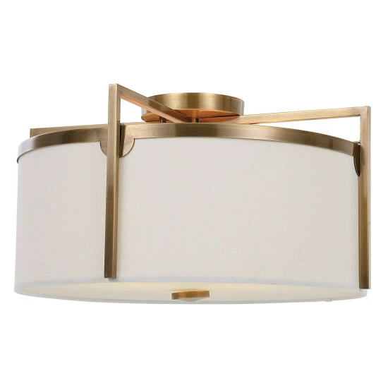 Coupon ๐ Uttermost Colfax Brass 3-Light Semi Flush Mount โจ - Image 2