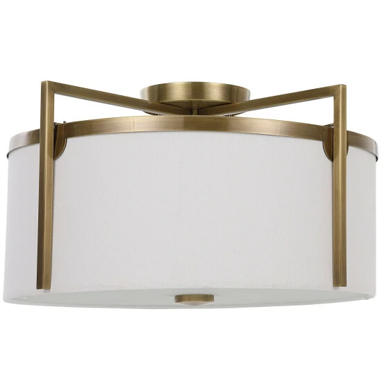 Coupon ๐ Uttermost Colfax Brass 3-Light Semi Flush Mount โจ - Image 3