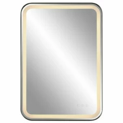 Buy ๐ Uttermost Crofton Lighted Black Vanity Mirror - 22.25"x 32.25" โ๏ธ