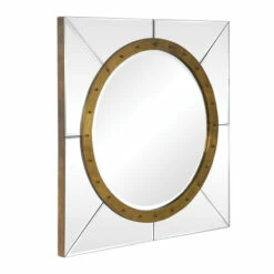 Brand new ⌛ Uttermost Maya Antiqued Copper Square Mirror 🎉