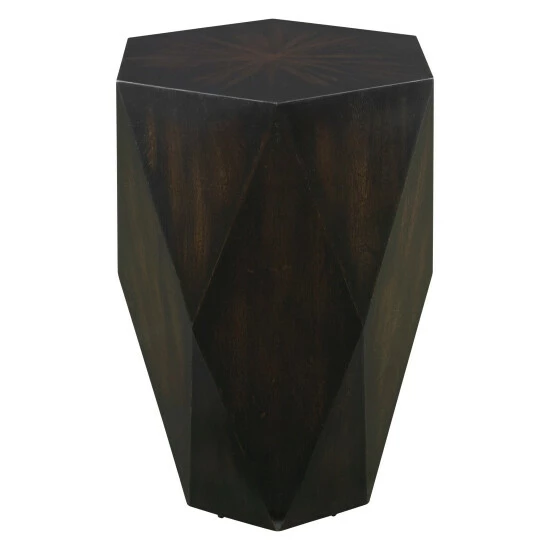 Coupon 🌟 Uttermost Volker Black Wooden Side Table 👍