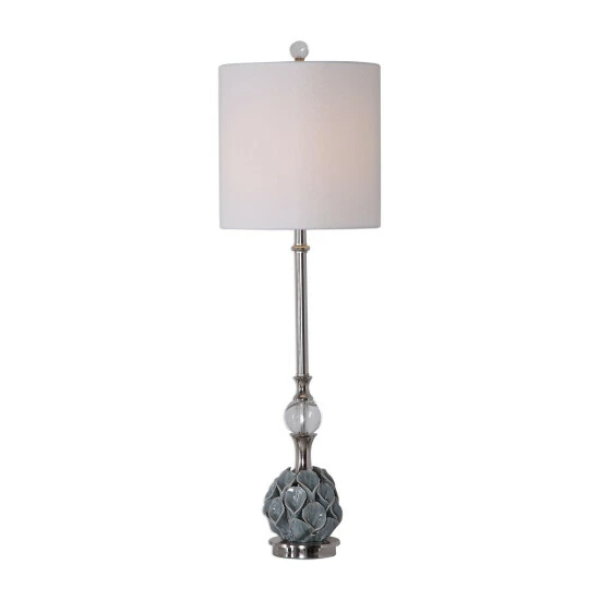 Hot Sale 🌟 Uttermost Elody Blue Grey Buffet Lamp ⭐