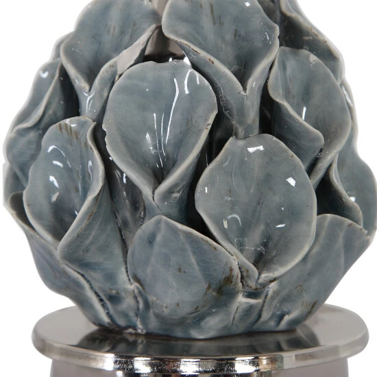 Hot Sale 🌟 Uttermost Elody Blue Grey Buffet Lamp ⭐ - Image 3