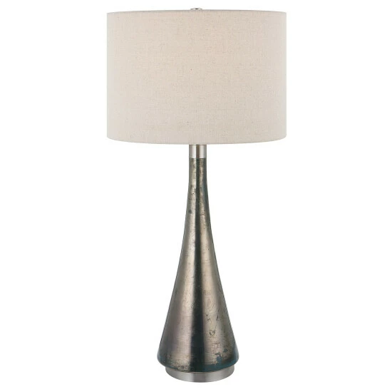 Brand new ๐คฉ Uttermost Contour Metallic Glass Table Lamp ๐