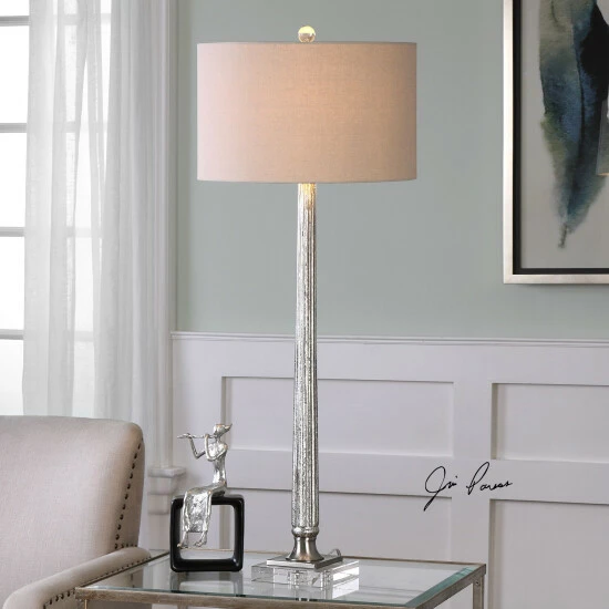Cheapest ๐ Uttermost Fiona Ribbed Mercury Glass Lamp ๐ฅฐ