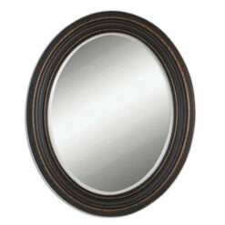 Best Pirce 🛒 Uttermost Ovesca Oval Wall Mirror - Bronze - 28x34x1.25 🧨