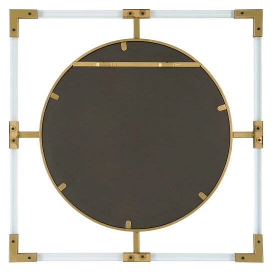 Promo โ Uttermost Balkan Small Gold Mirror - 24"W X 24"H X 2"D ๐ - Image 6