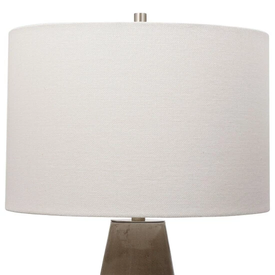 Deals 🥰 Uttermost Volterra Taupe-Grey Table Lamp 🛒 - Image 2