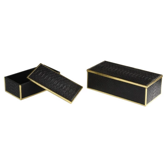 Coupon ๐ Uttermost Ukti Black Alligator Boxes (Set Of 2) โญ - Image 2