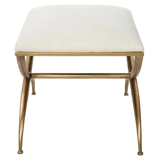 Top 10 โ๏ธ Uttermost Crossing Small Bench Gold Leaf/white ๐งจ - Image 3