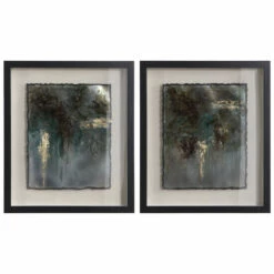 Outlet 🎁 Uttermost Rustic Patina Framed Prints (Set Of 2) ❤️