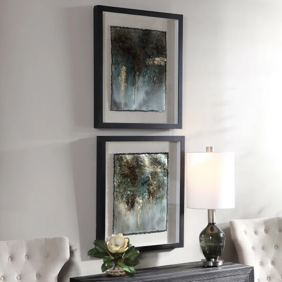 Outlet ๐ Uttermost Rustic Patina Framed Prints (Set Of 2) โค๏ธ - Image 5