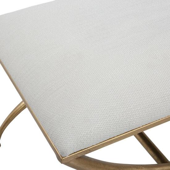 Top 10 โ๏ธ Uttermost Crossing Small Bench Gold Leaf/white ๐งจ - Image 4