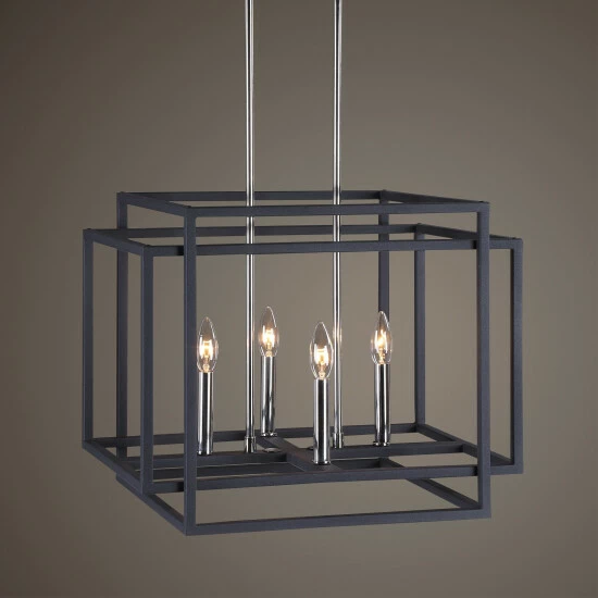 New โ Uttermost Quadrangle 4-Light Pendant ๐ฅฐ - Image 6