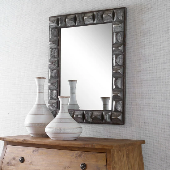 Brand new ๐ Uttermost Pickford Gray Mirror - 32.125"W X 39.75"H X 3.5"D ๐ - Image 4