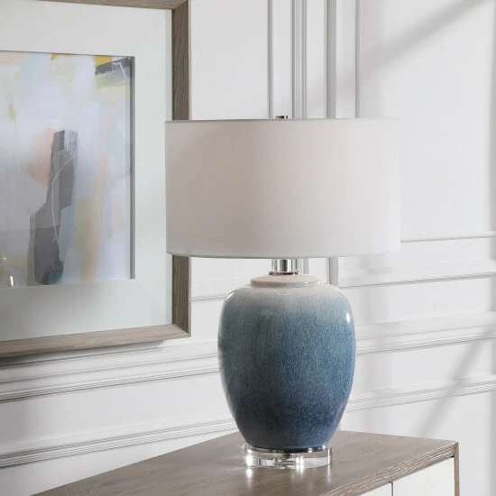 Deals 👏 Uttermost Blue Waters Ceramic Table Lamp 🤩 - Image 6