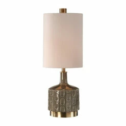 Promo 🛒 Uttermost Darrin Grey Table Lamp 😍