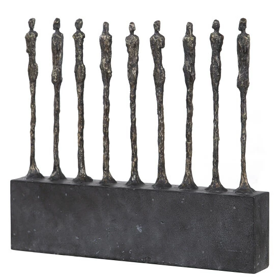 Best deal โค๏ธ Uttermost Stand Together Aged Gold Figurine ๐คฉ