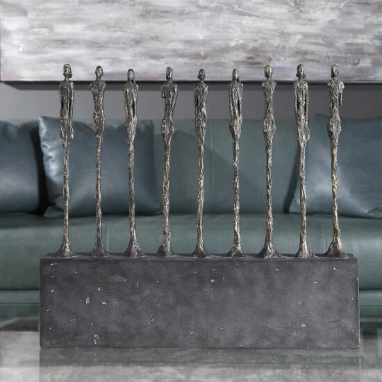 Best deal โค๏ธ Uttermost Stand Together Aged Gold Figurine ๐คฉ - Image 4