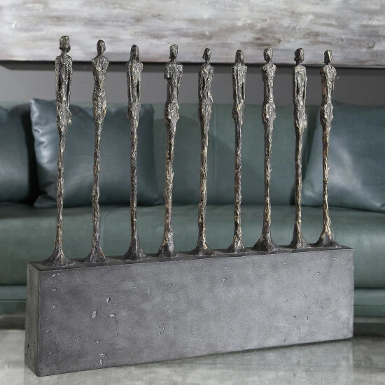 Best deal โค๏ธ Uttermost Stand Together Aged Gold Figurine ๐คฉ - Image 5