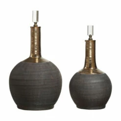 Discount ๐ Uttermost Arnav Matte Black Bottles (Set Of 2) ๐ฅ