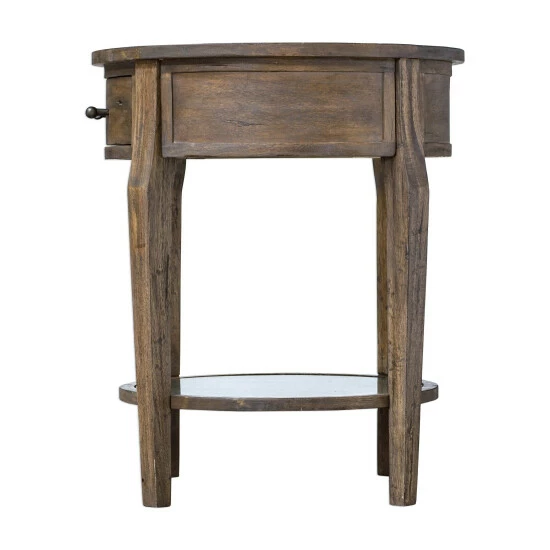 Deals ⭐ Uttermost Raelynn Weathered Pecan Wood Lamp Table 🔔 - Image 3