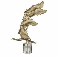 Flash Sale ๐ Uttermost Fall Leaves Antiqued Silver Champagne Sculpture ๐ฅฐ