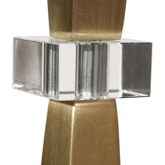 Best deal ✨ Uttermost Niccolai Antiqued Brushed Nickel 1-light Table Lamp 🎉 - Image 3