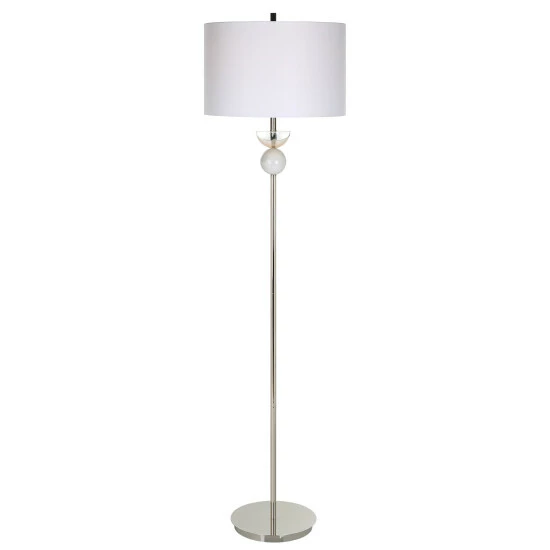 New 😍 Uttermost Exposition Nickel Floor Lamp - 17"W X 65"H X 17"D 🤩