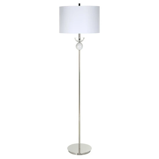 New 😍 Uttermost Exposition Nickel Floor Lamp - 17"W X 65"H X 17"D 🤩 - Image 4