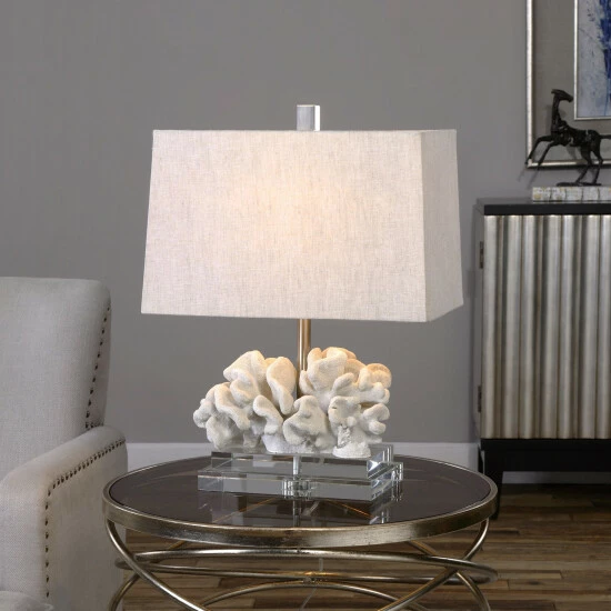 Coupon โญ Uttermost Coral Sculpture Table Lamp ๐