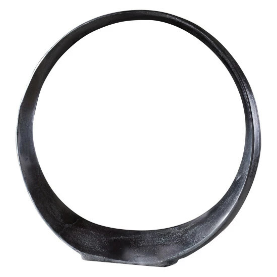Buy ๐ Uttermost Orbits Black Nickel Large Ring Sculpture โค๏ธ