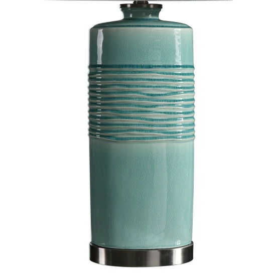 Deals ๐ฅ Uttermost Rila Distressed Teal 1-light Table Lamp ๐ - Image 2